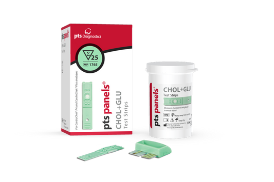 Cholesterol + Glucose Test Strips P/N 1765