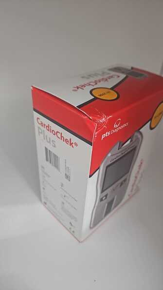 Brand new CardioChek Plus Analyzer with minor damage on the box - 2 Year Warranty